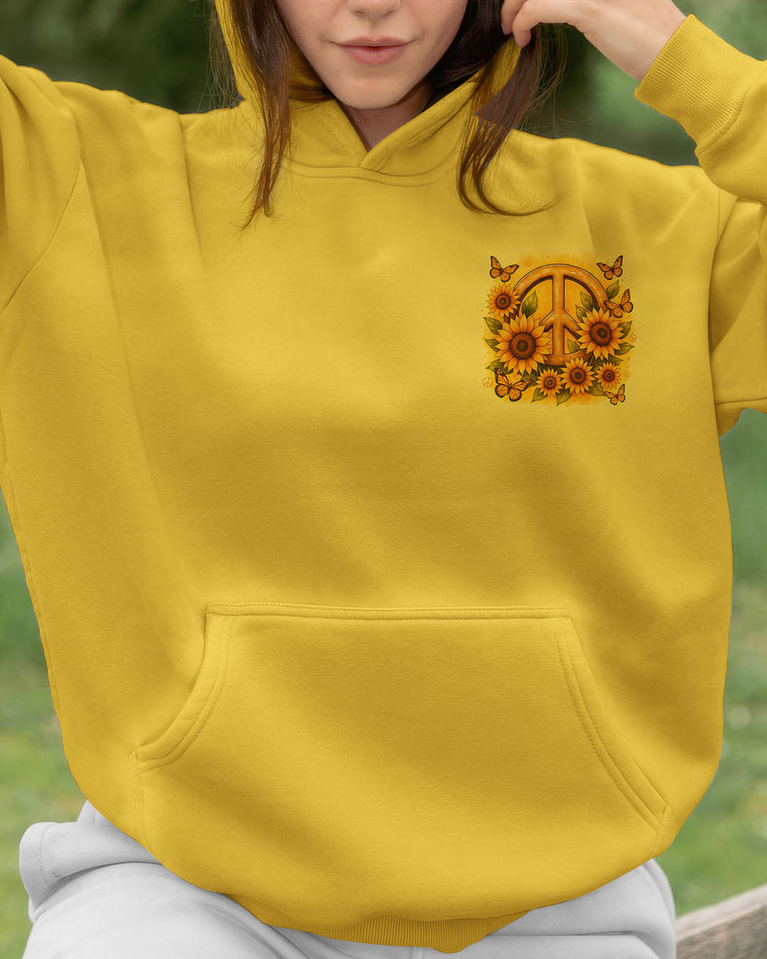 IMAGINE ALL THE PEOPLE LIVING LIFE IN PEACE SUNFLOWER ALL OVER PRINT - TYTD0810251