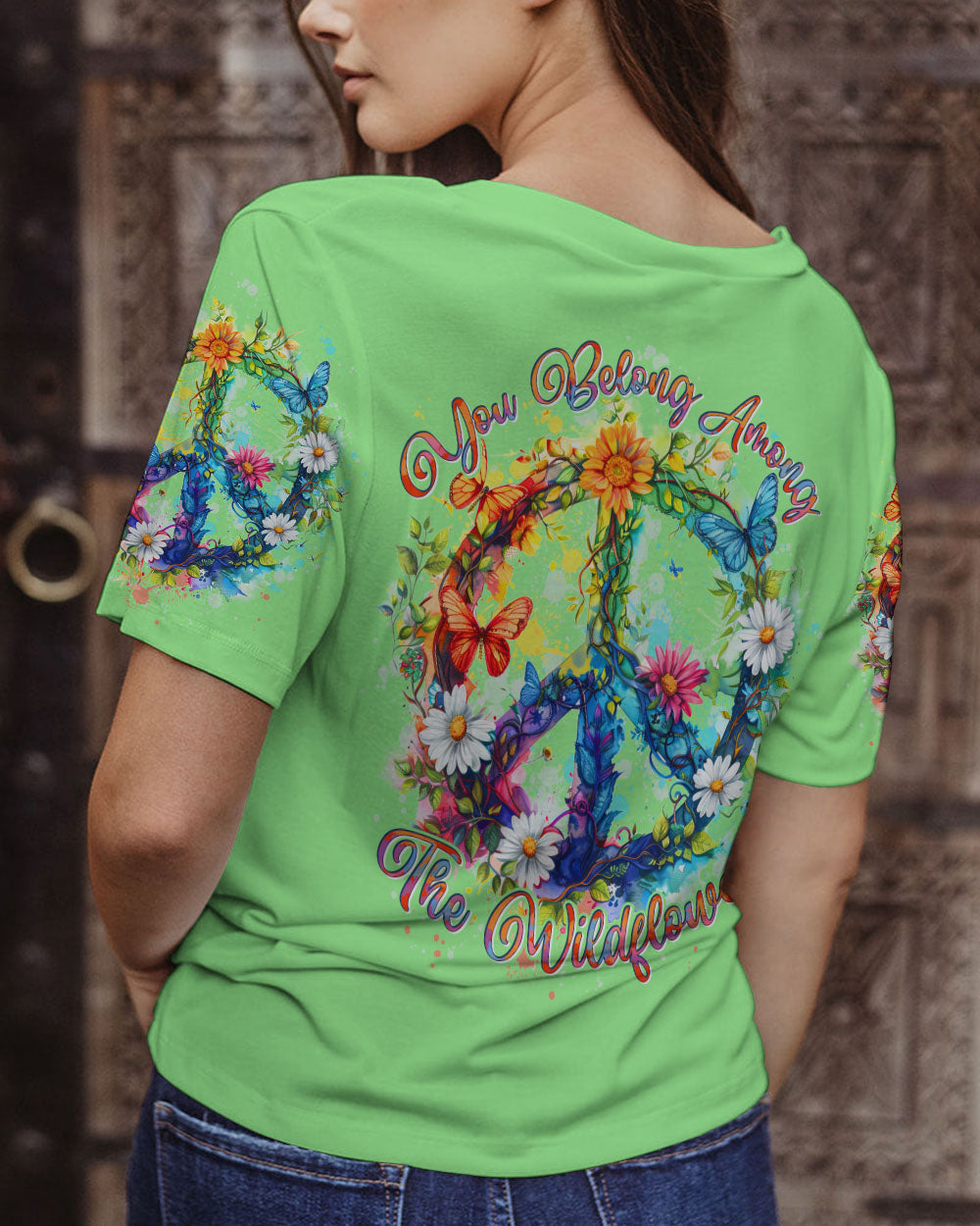 YOU BELONG AMONG THE WILDFLOWERS ALL OVER PRINT - TYTD0905242
