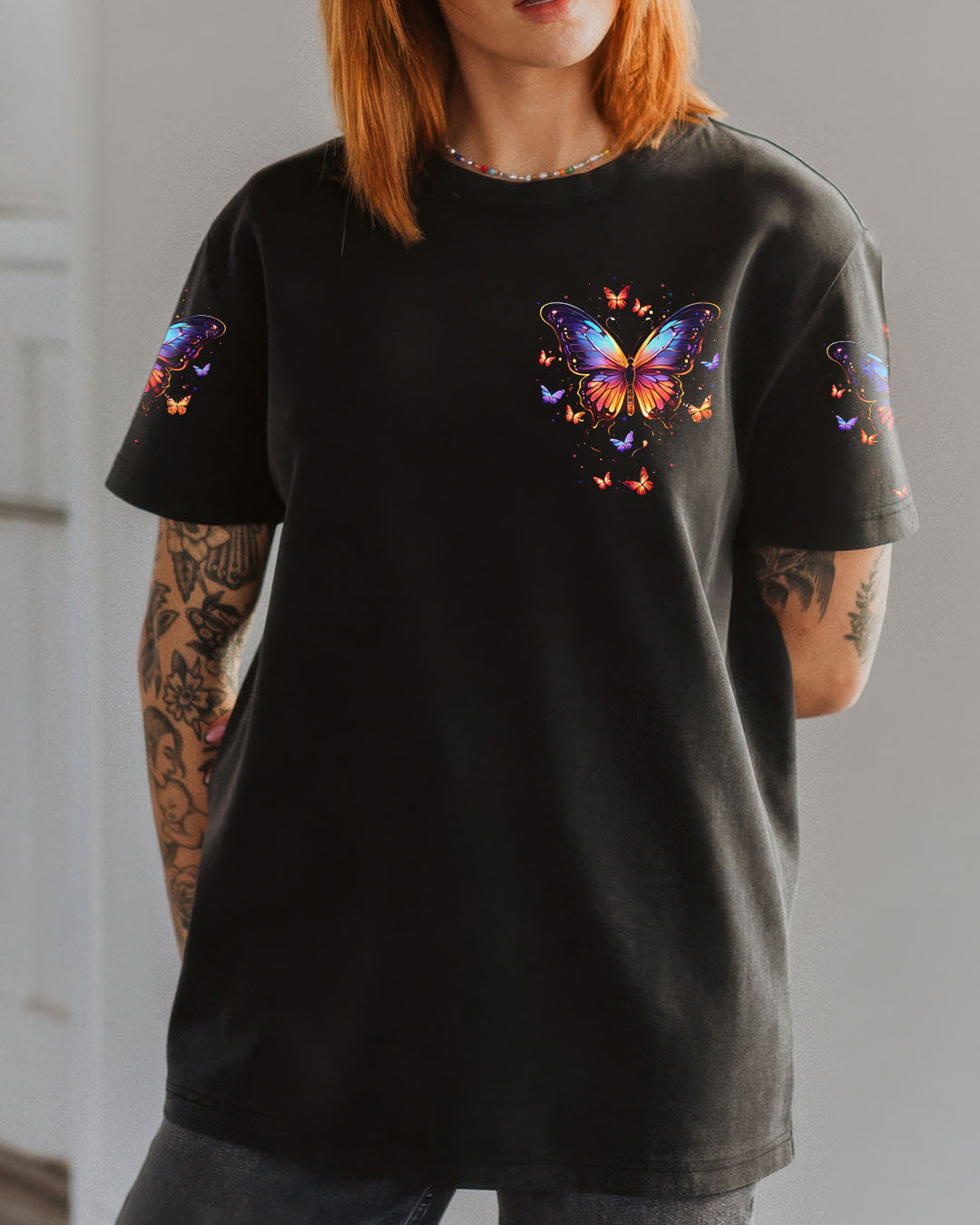 WHISPER WORDS OF WISDOM LET IT BE BUTTERFLY ALL OVER PRINT - TYTD0905253