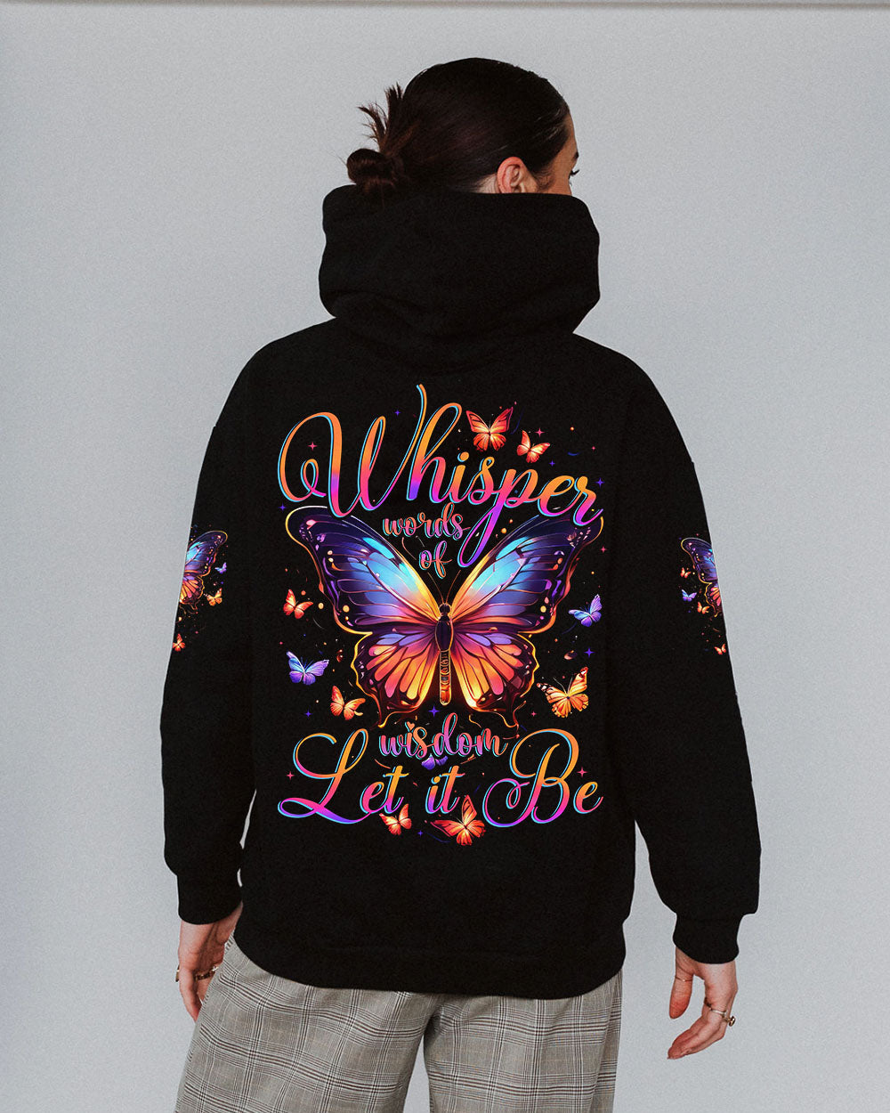 WHISPER WORDS OF WISDOM LET IT BE BUTTERFLY ALL OVER PRINT - TYTD0905253