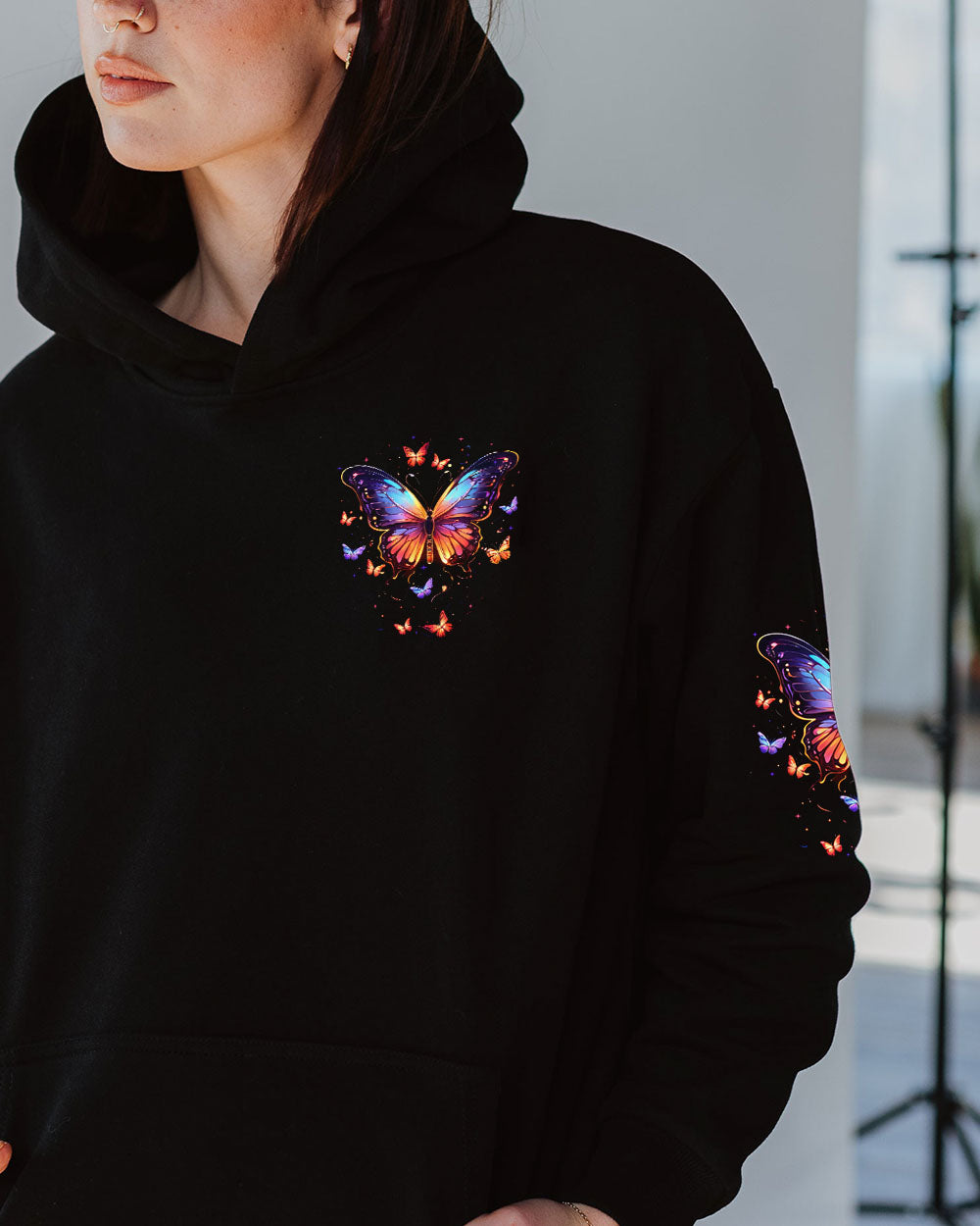 WHISPER WORDS OF WISDOM LET IT BE BUTTERFLY ALL OVER PRINT - TYTD0905253