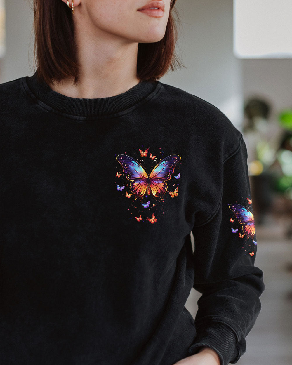 WHISPER WORDS OF WISDOM LET IT BE BUTTERFLY ALL OVER PRINT - TYTD0905253