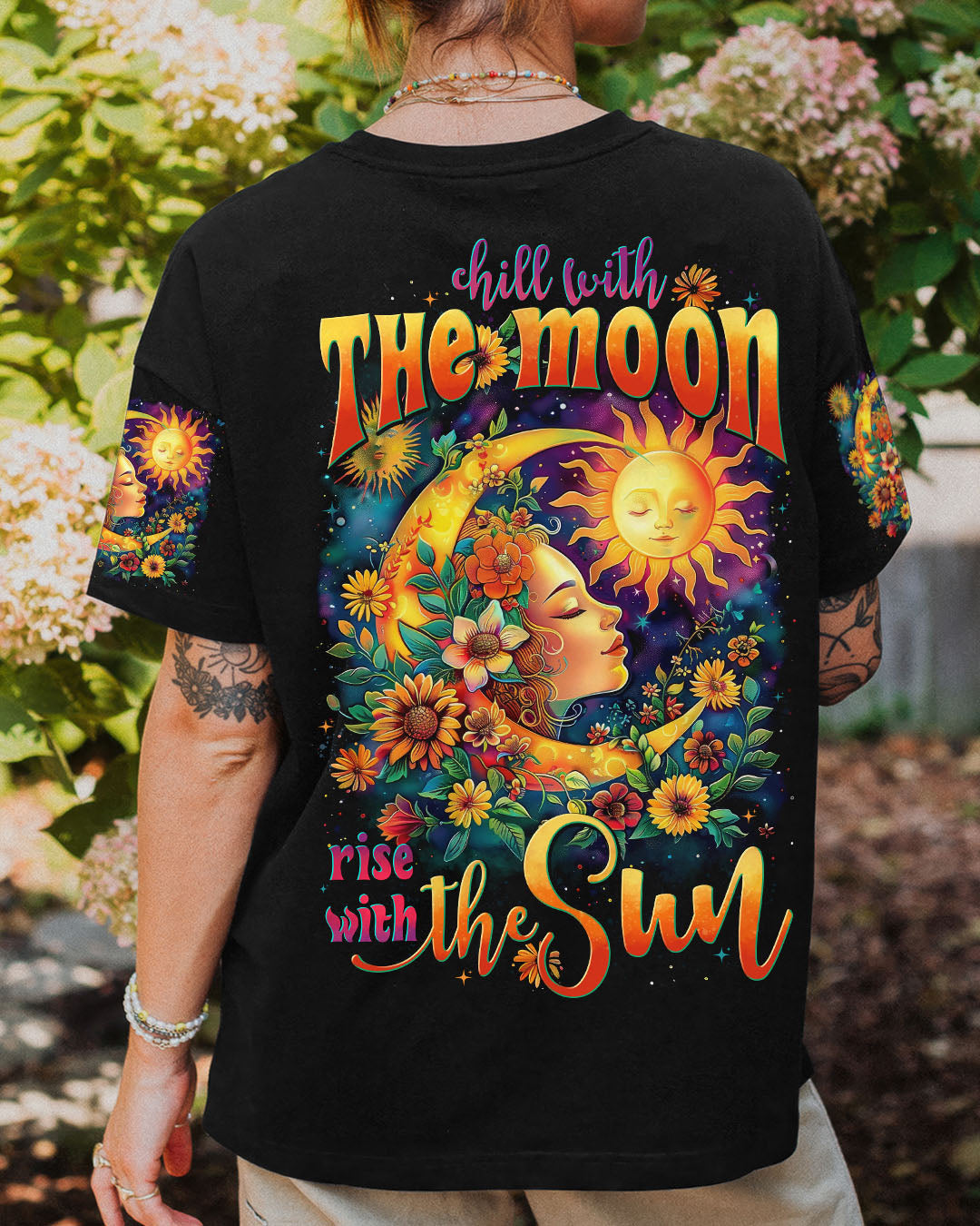 CHILL WITH THE MOON ALL OVER PRINT - TYTD0906252