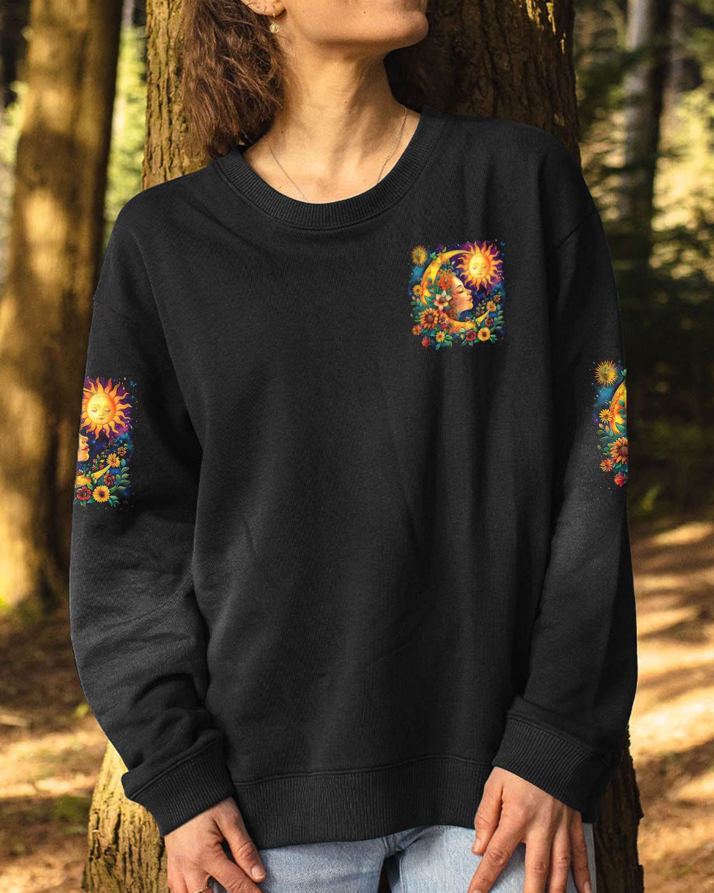CHILL WITH THE MOON ALL OVER PRINT - TYTD0906252