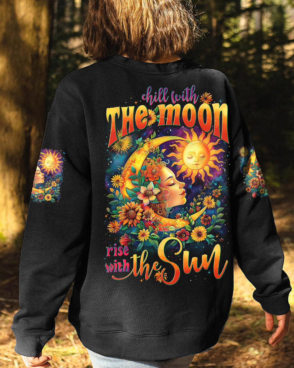 CHILL WITH THE MOON ALL OVER PRINT - TYTD0906252