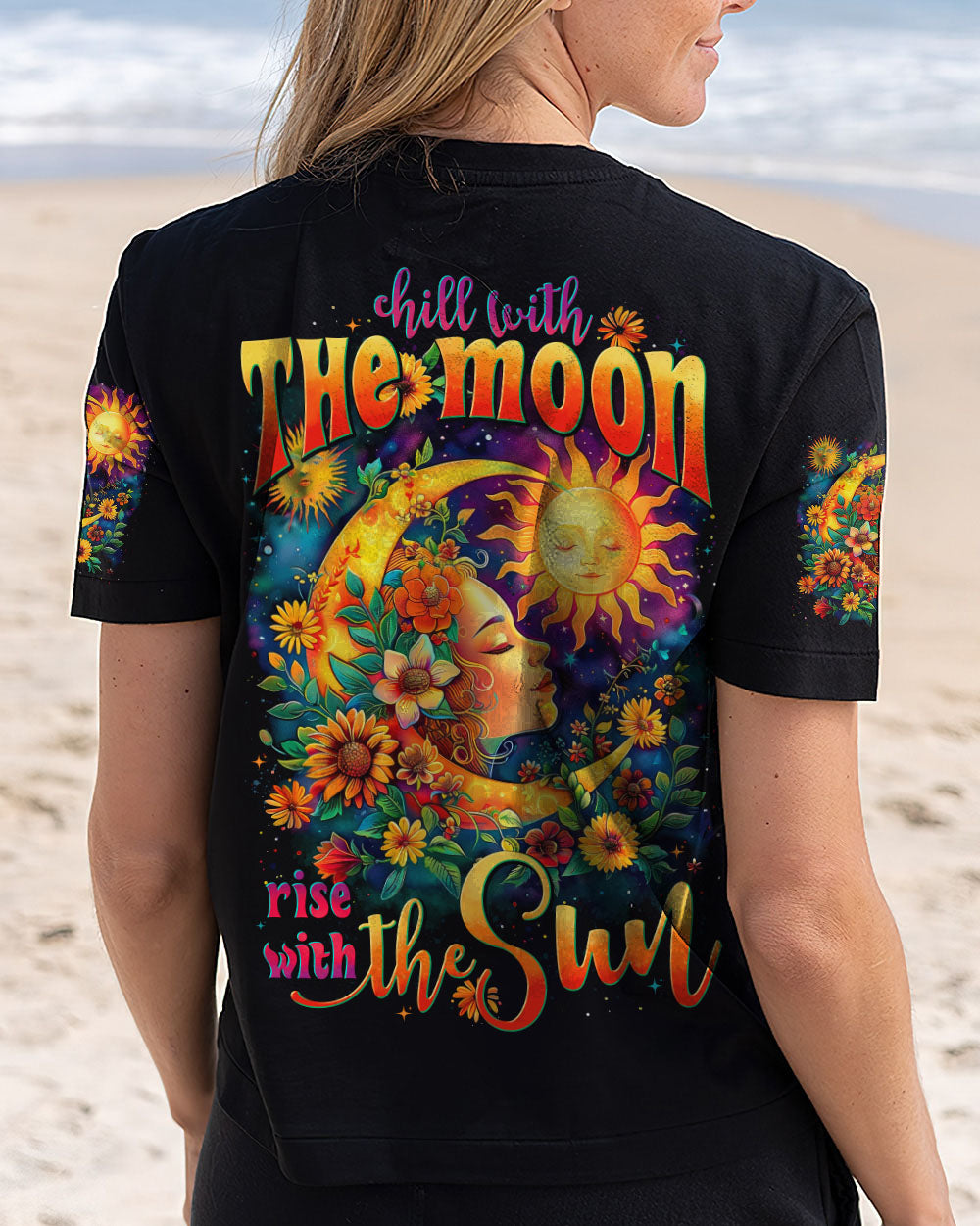 CHILL WITH THE MOON ALL OVER PRINT - TYTD0906252