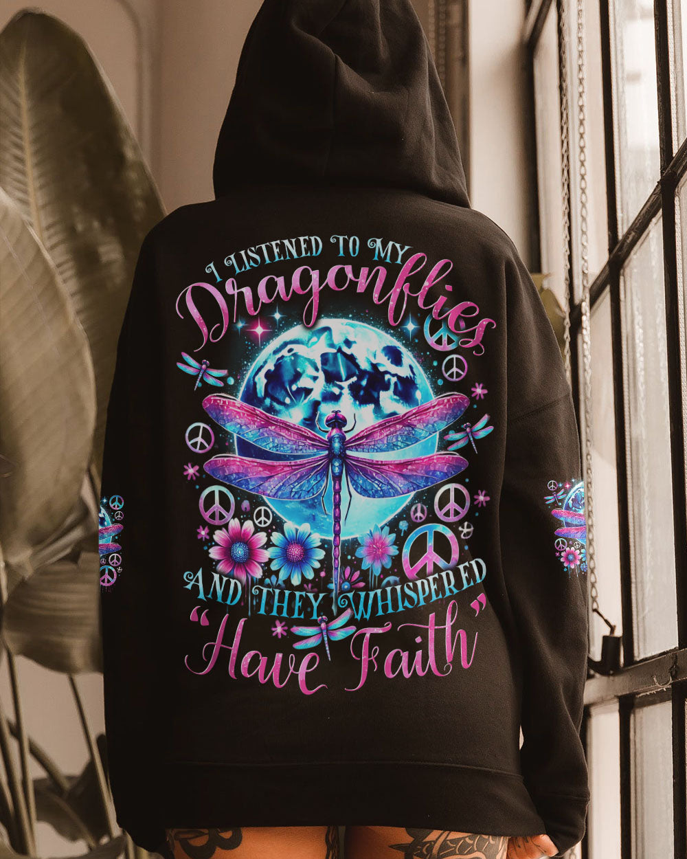 I LISTENED TO MY DRAGONFLIES ALL OVER PRINT - TYTD0907242