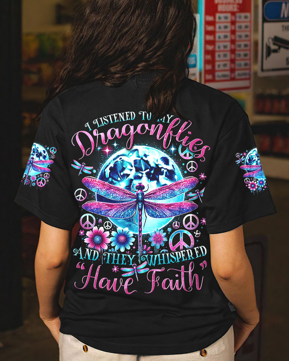 I LISTENED TO MY DRAGONFLIES ALL OVER PRINT - TYTD0907242