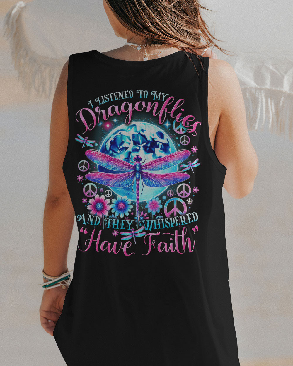 I LISTENED TO MY DRAGONFLIES ALL OVER PRINT - TYTD0907242