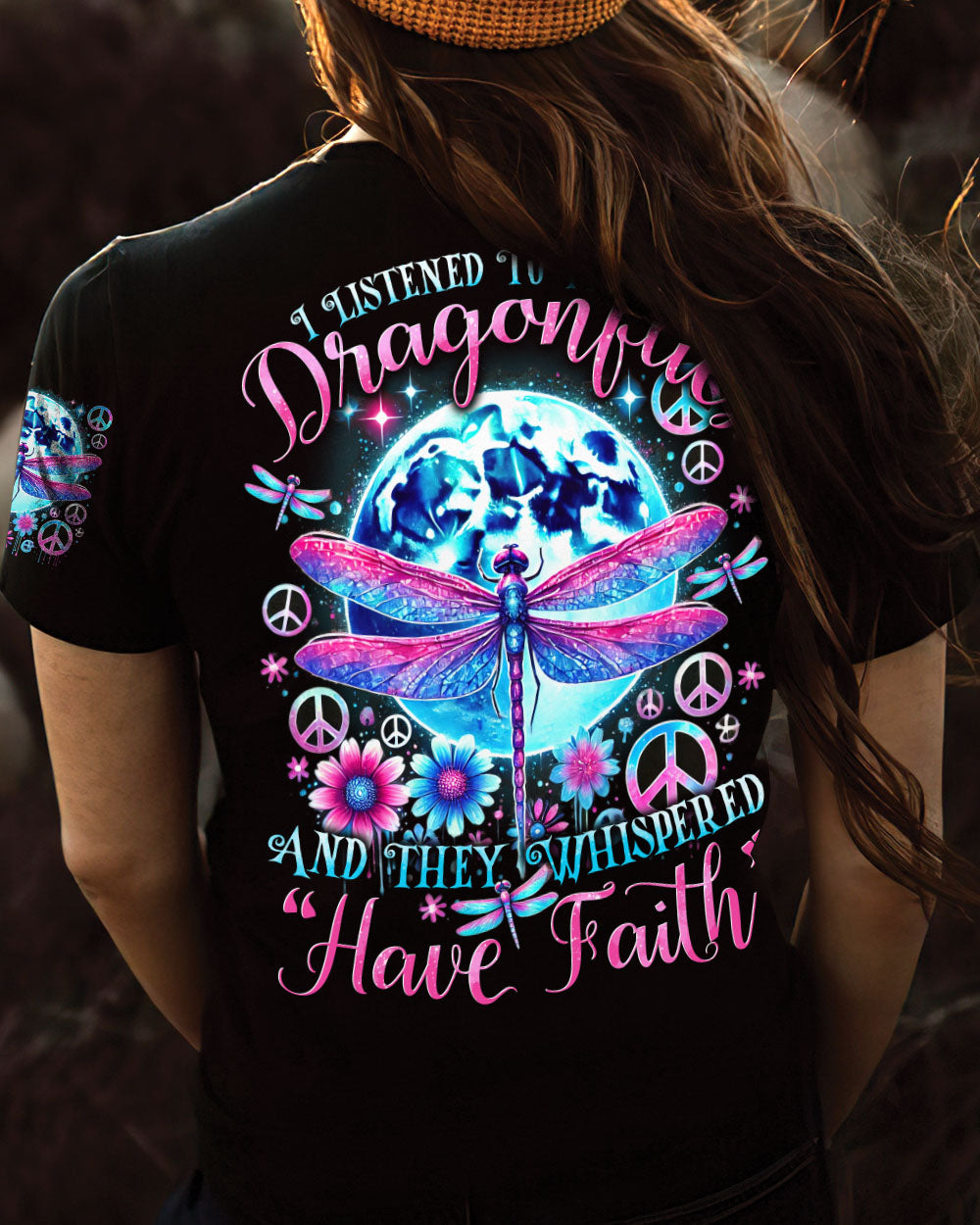 I LISTENED TO MY DRAGONFLIES ALL OVER PRINT - TYTD0907242