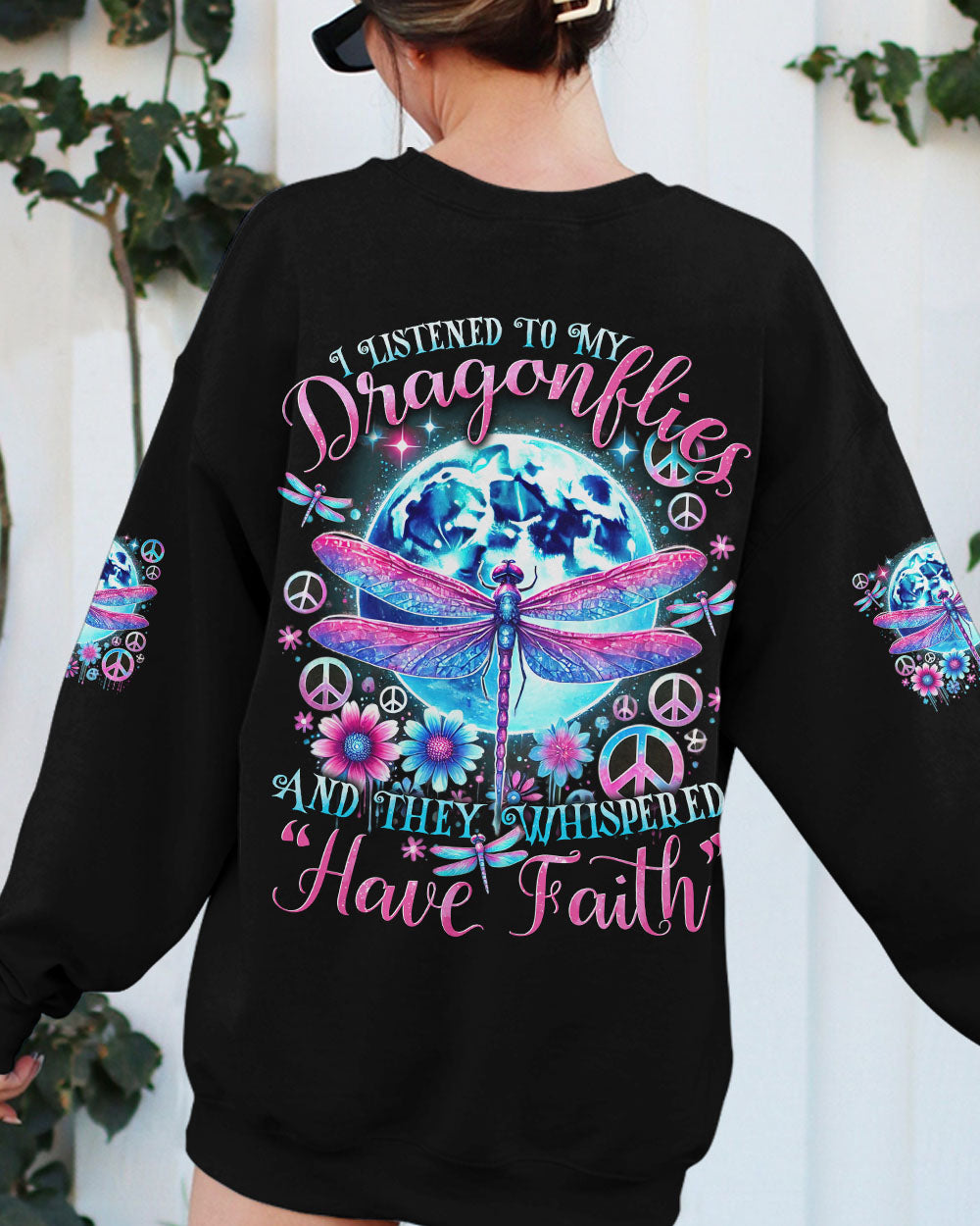 I LISTENED TO MY DRAGONFLIES ALL OVER PRINT - TYTD0907242