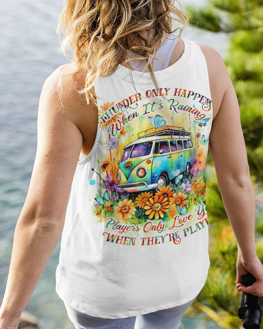 THUNDER ONLY HAPPENS WHEN IT'S RAINING ALL OVER PRINT - TYTD0908231