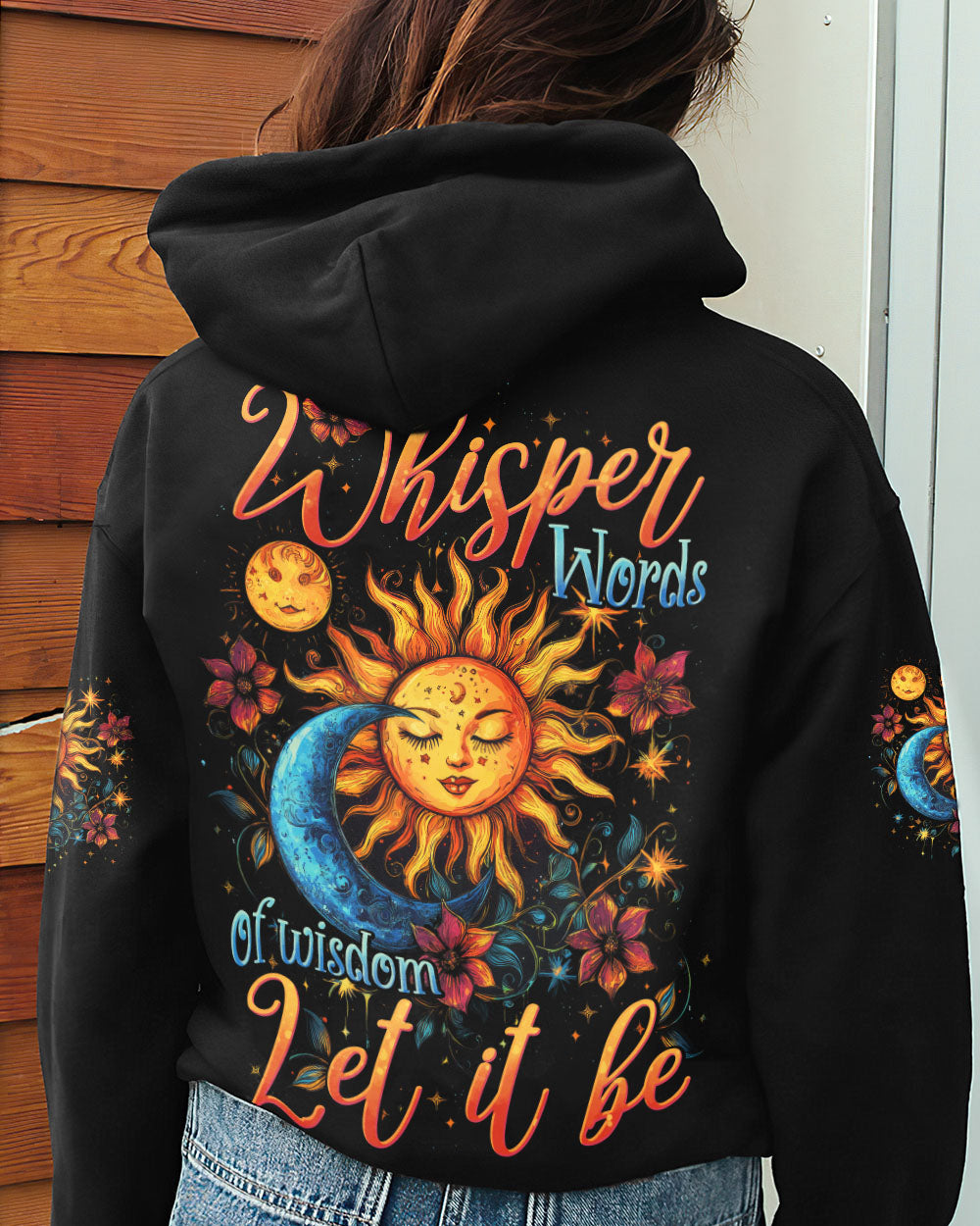 WHISPER WORDS OF WISDOM LET IT BE SUN AND MOON ALL OVER PRINT - TYTD0912242