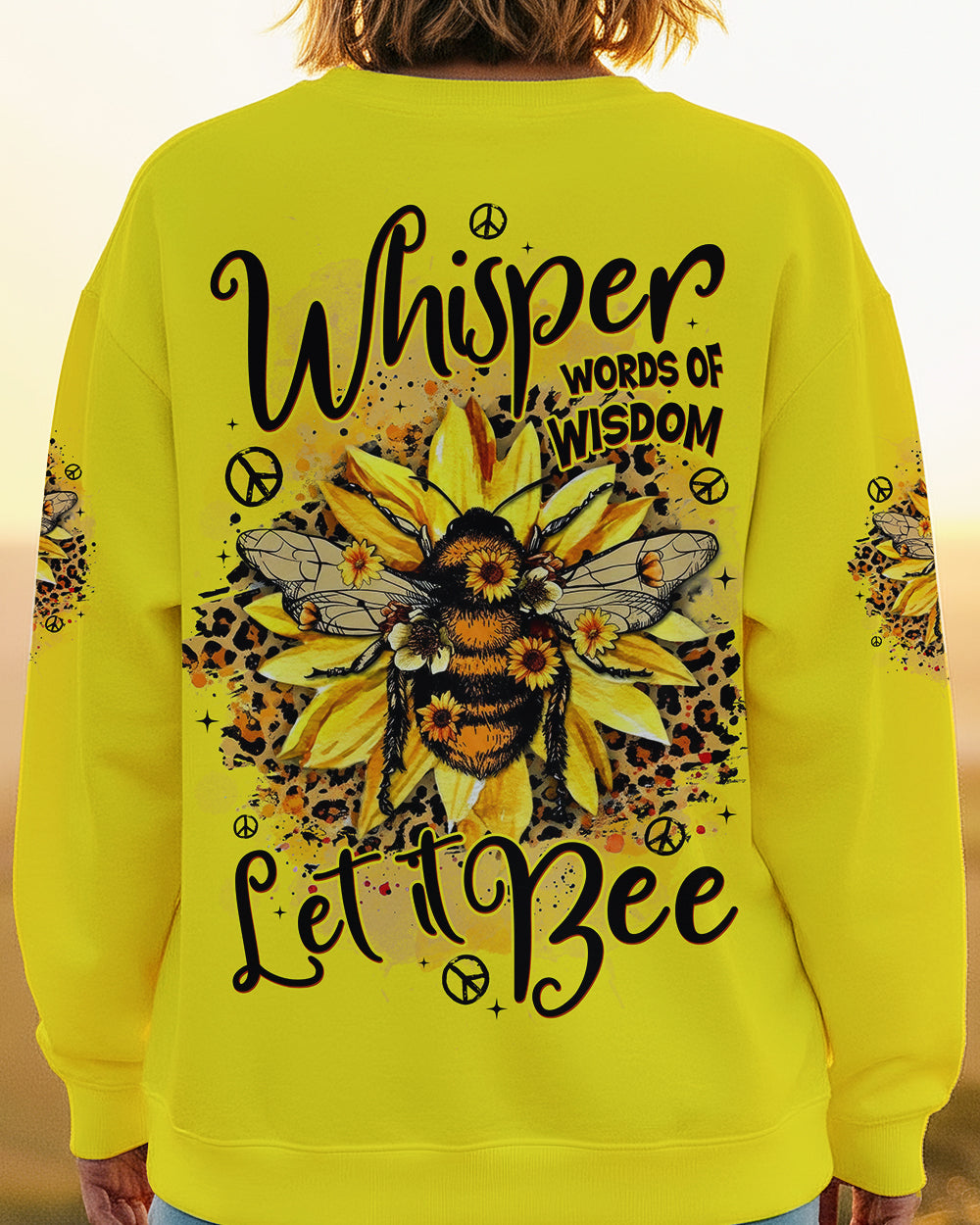 WHISPER WORDS OF WISDOM LET IT BEE ALL OVER PRINT - TYTD0912251