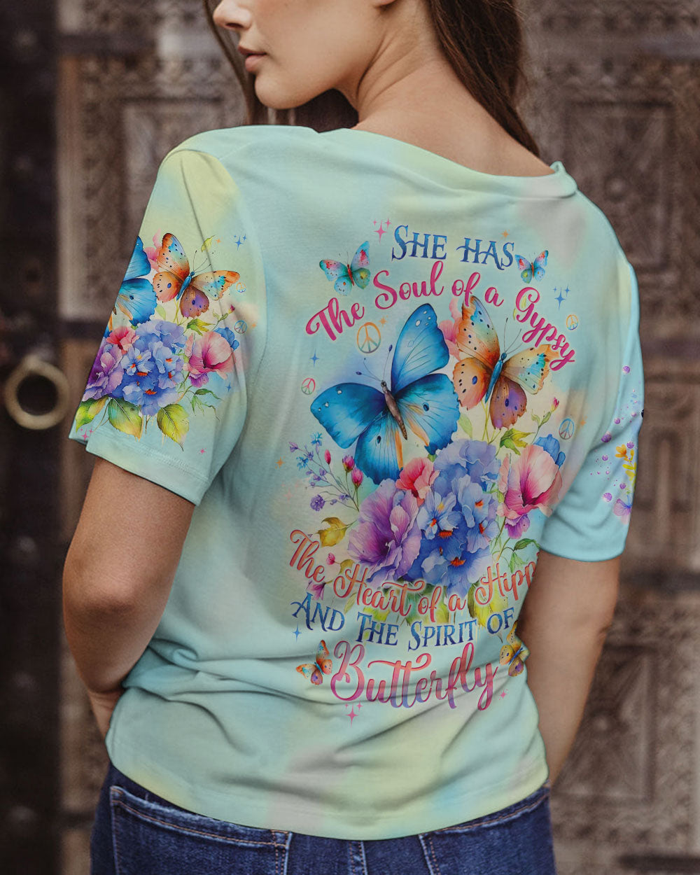 SPIRIT OF A BUTTERFLY ALL OVER PRINT - TYTD1001241