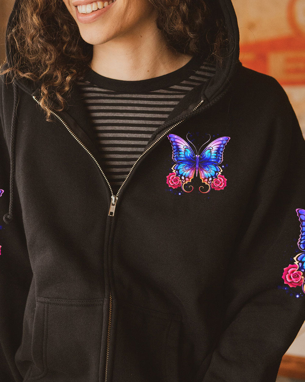 JUST BREATHE BUTTERFLY ALL OVER PRINT - TYTD1002252