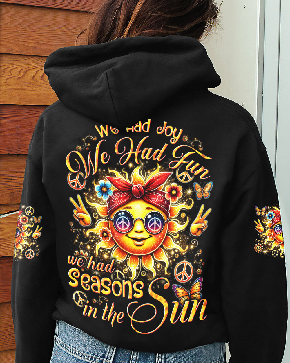 WE HAD SEASONS IN THE SUN HIPPIE ALL OVER PRINT - TYTD1007242