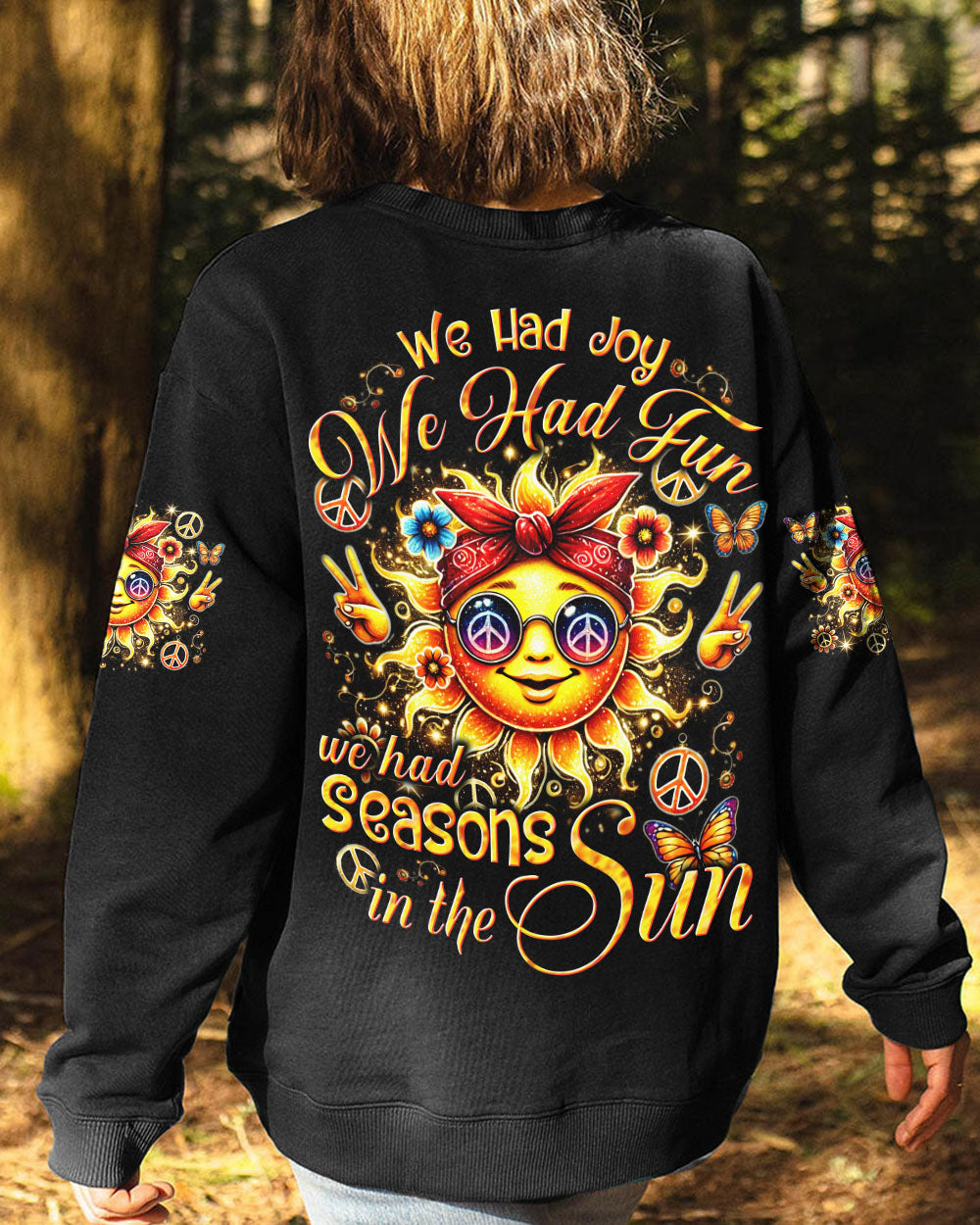 WE HAD SEASONS IN THE SUN HIPPIE ALL OVER PRINT - TYTD1007242