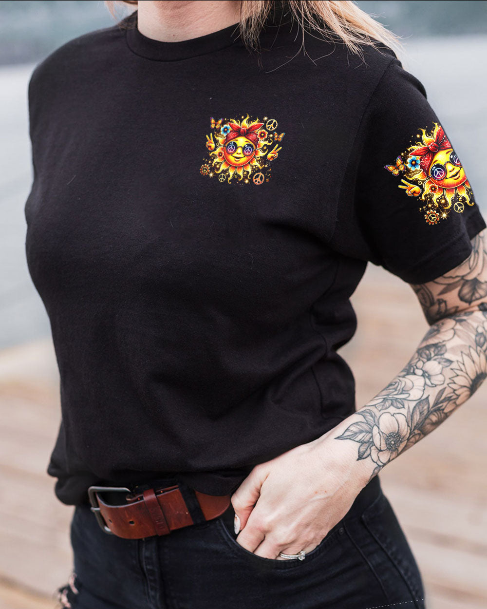 WE HAD SEASONS IN THE SUN HIPPIE ALL OVER PRINT - TYTD1007242