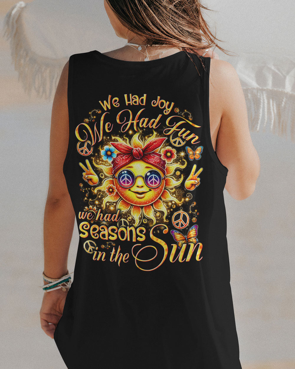 WE HAD SEASONS IN THE SUN HIPPIE ALL OVER PRINT - TYTD1007242
