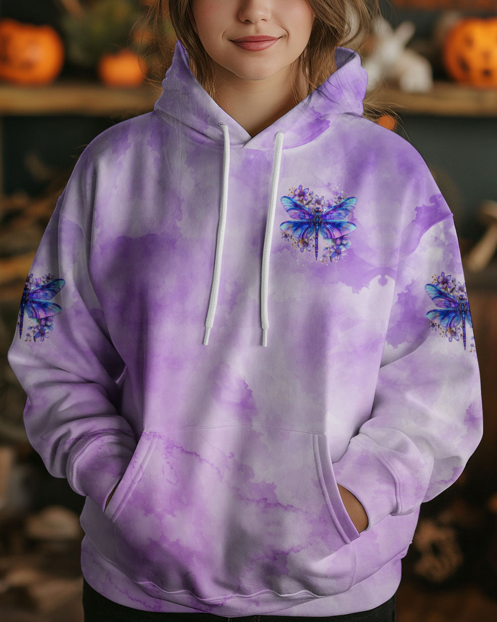 JUST BREATHE DRAGONFLY ALL OVER PRINT - TYTD1009244