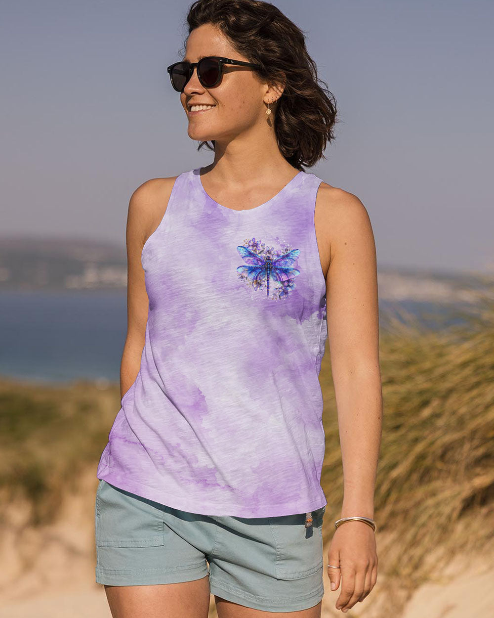 JUST BREATHE DRAGONFLY ALL OVER PRINT - TYTD1009244