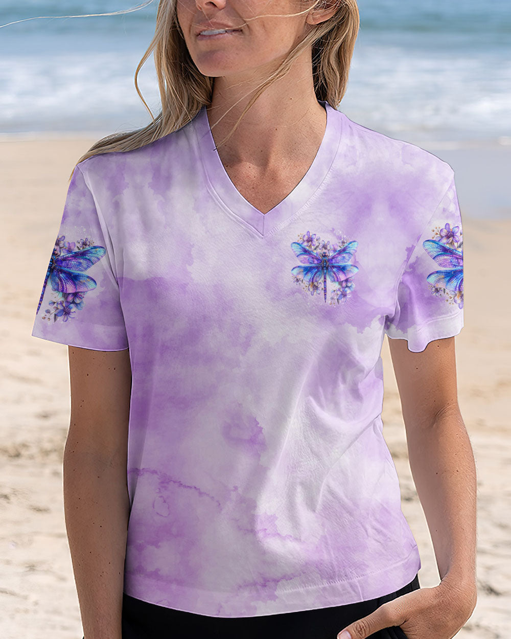 JUST BREATHE DRAGONFLY ALL OVER PRINT - TYTD1009244