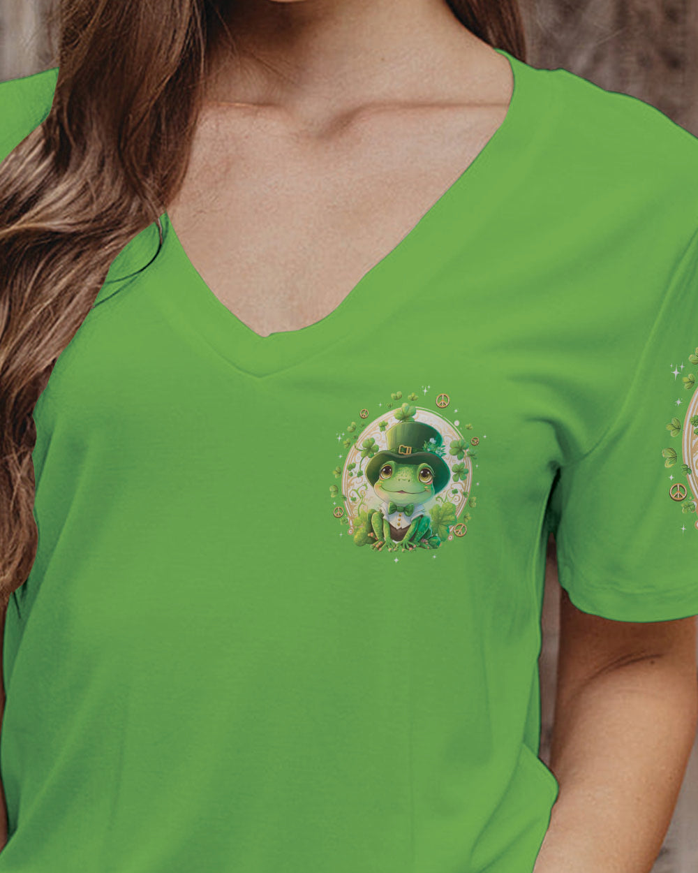 A WEE BIT IRISH FROG PATRICK'S DAY ALL OVER PRINT - TYTD1101241