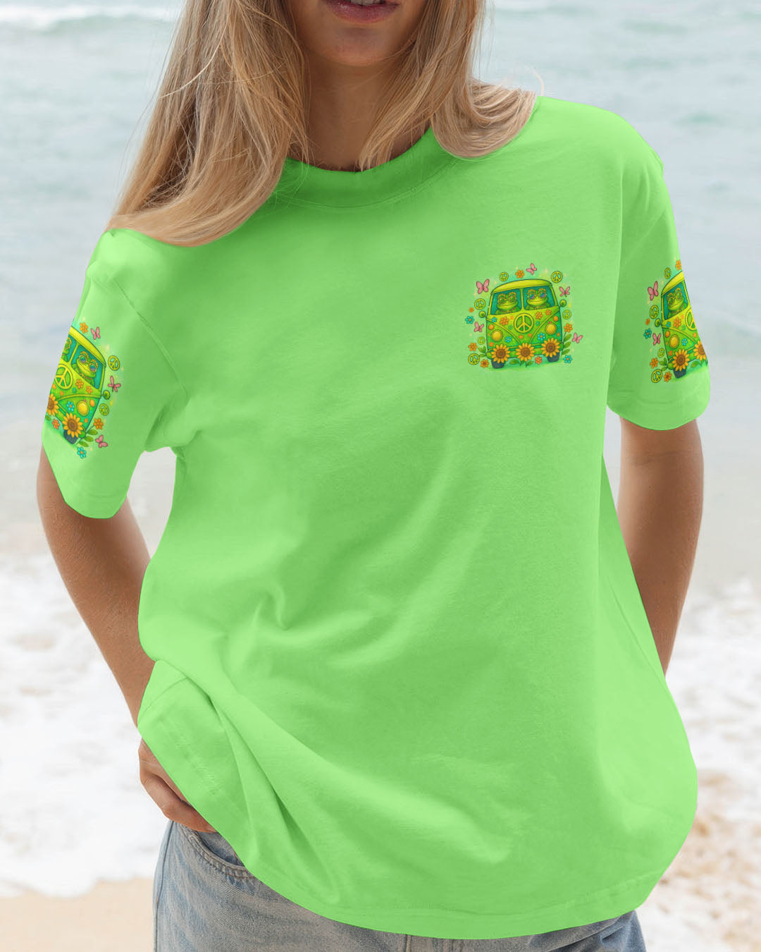GOOD TIMES CRAZY FRIEND FROG ALL OVER PRINT - TYTD1104251