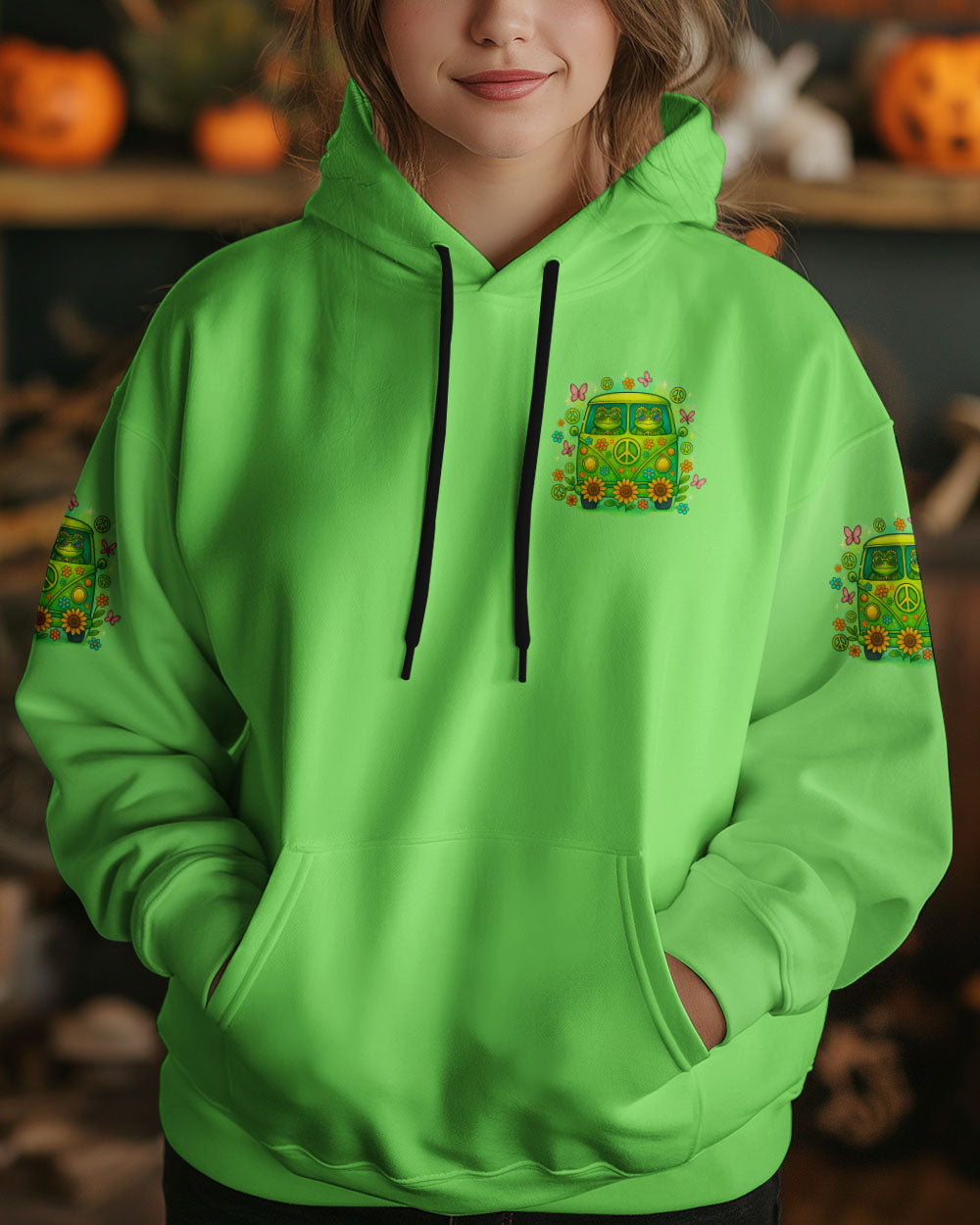GOOD TIMES CRAZY FRIEND FROG ALL OVER PRINT - TYTD1104251