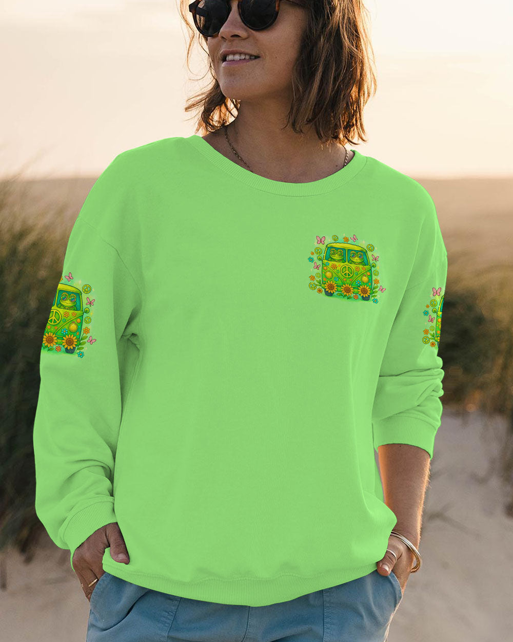 GOOD TIMES CRAZY FRIEND FROG ALL OVER PRINT - TYTD1104251