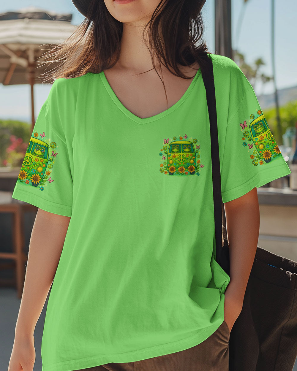GOOD TIMES CRAZY FRIEND FROG ALL OVER PRINT - TYTD1104251