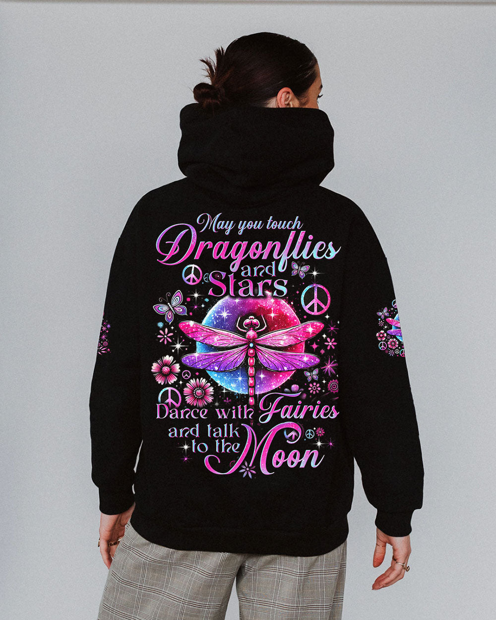 MAY YOU TOUCH DRAGONFLIES AND STARS ALL OVER PRINT - TYTD1107242