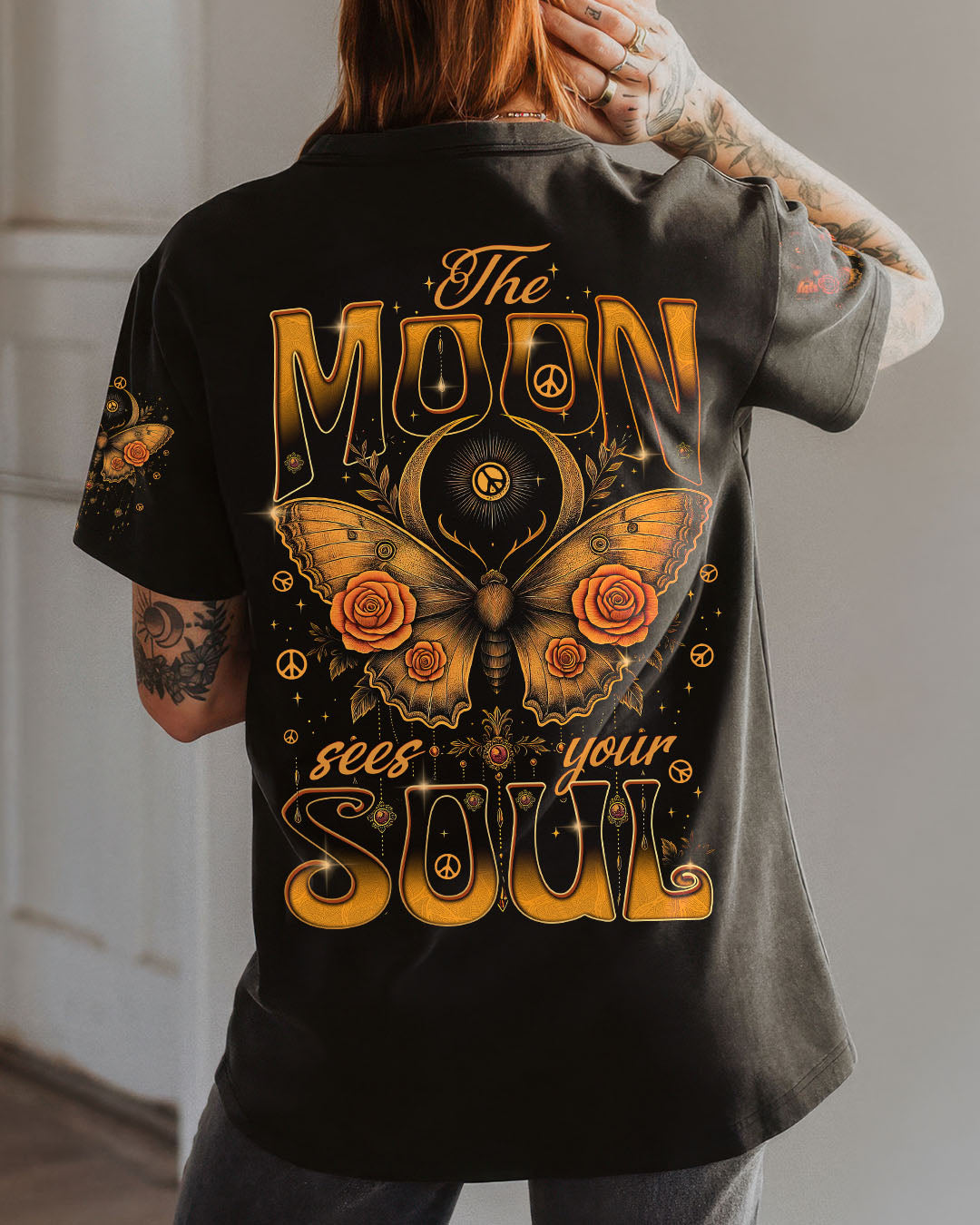 THE MOON SEES YOUR SOUL BUTTERFLY ALL OVER PRINT - TYTD1108252