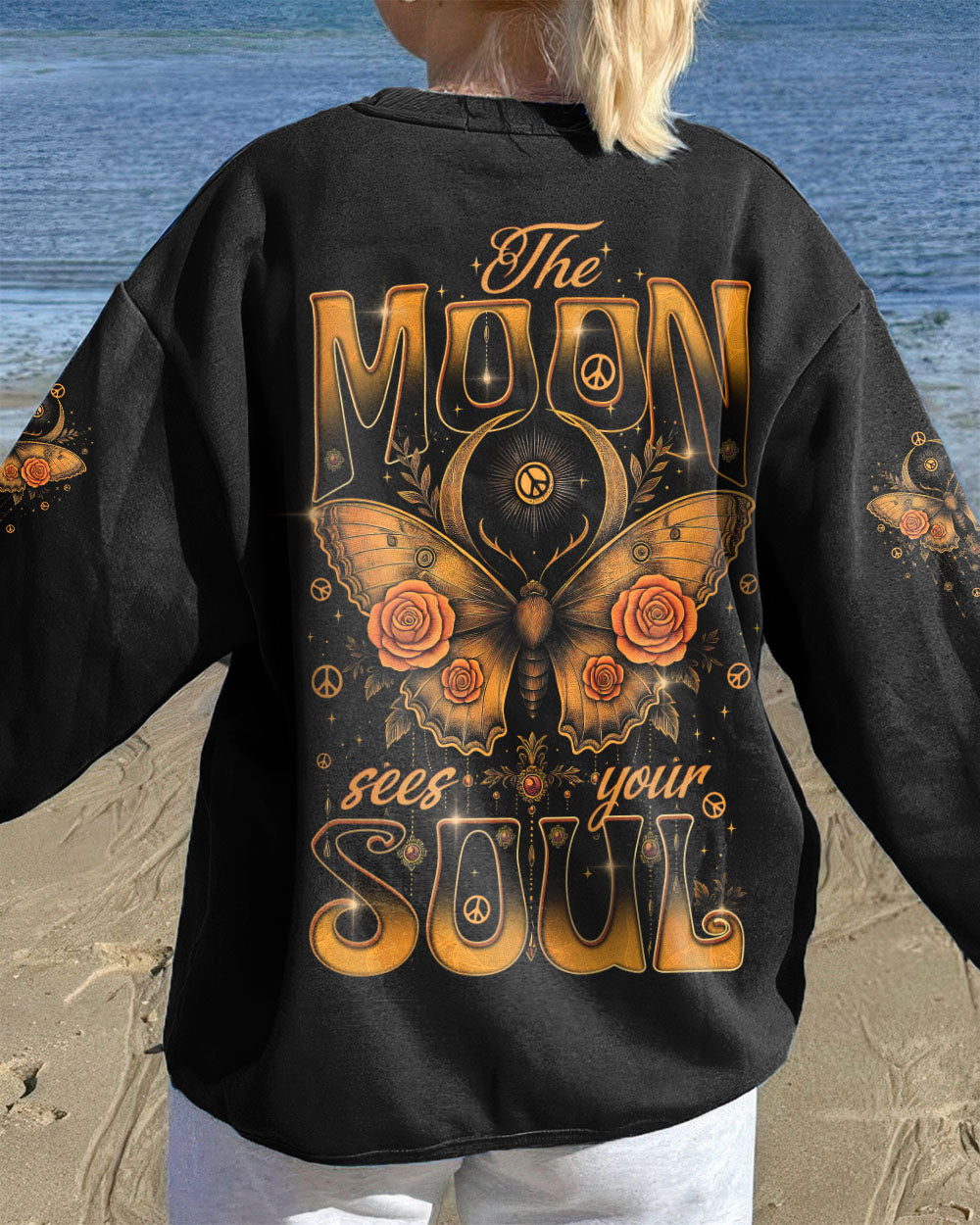 THE MOON SEES YOUR SOUL BUTTERFLY ALL OVER PRINT - TYTD1108252