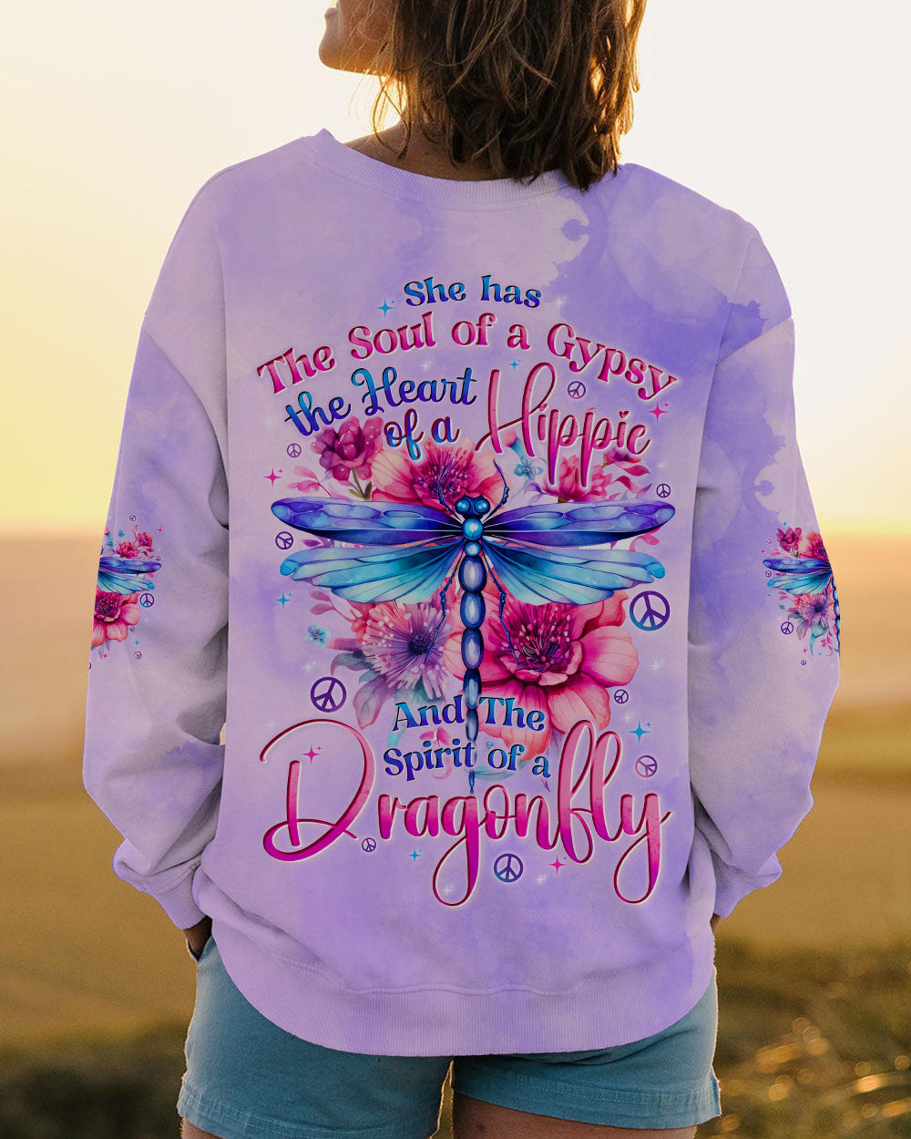 SPIRIT OF A DRAGONFLY ALL OVER PRINT - TYTD1110244