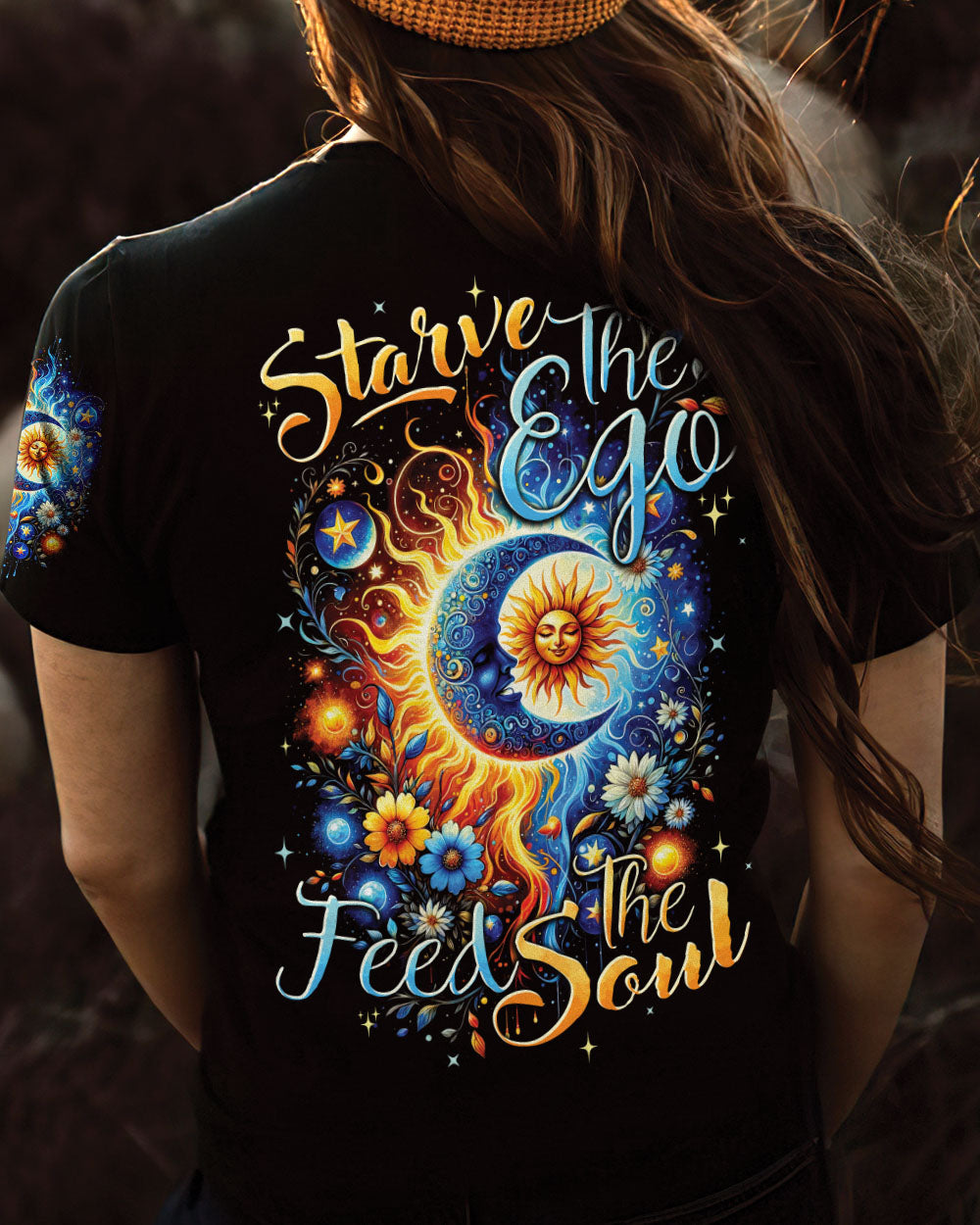 FEED YOUR SOUL SUN AND MOON ALL OVER PRINT - TYTD1201241