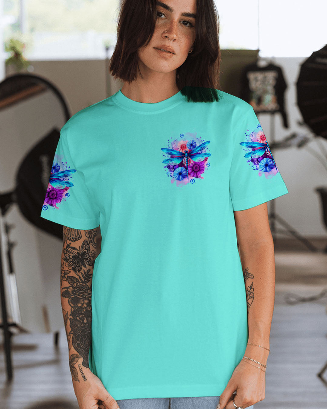 JUST BREATHE DRAGONFLY ALL OVER PRINT - TYTD1206252