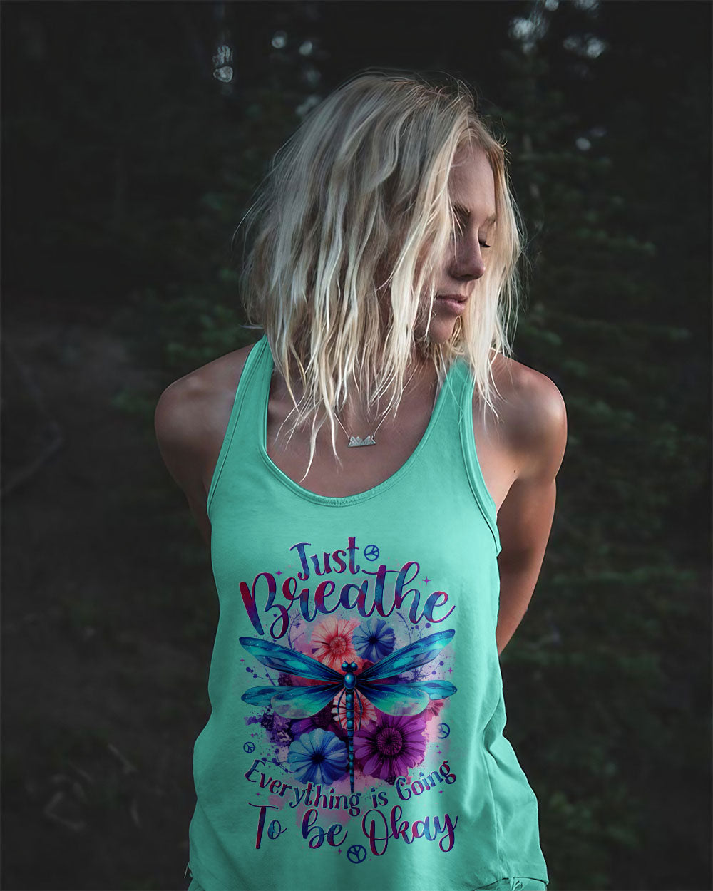 JUST BREATHE DRAGONFLY ALL OVER PRINT - TYTD1206252