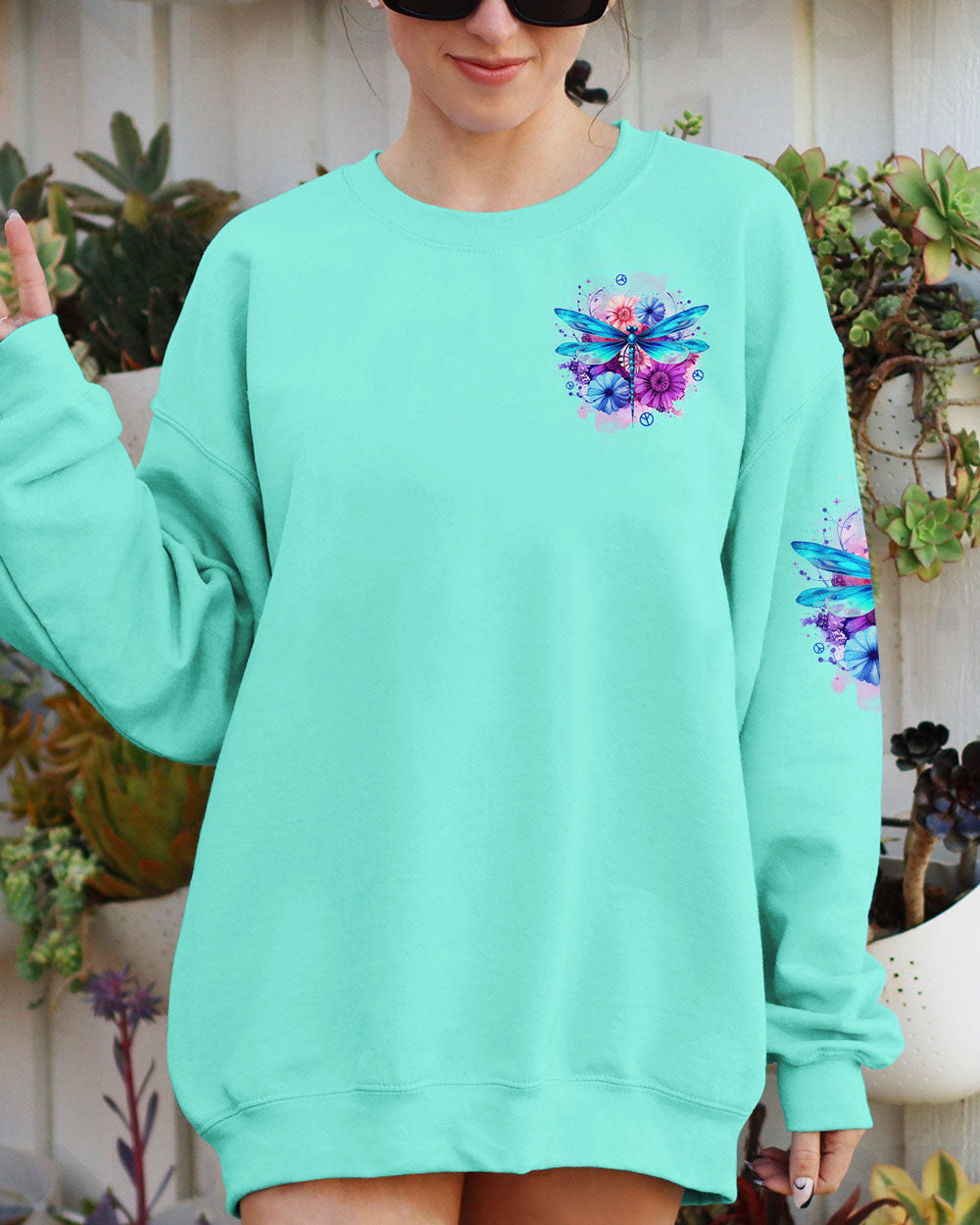 JUST BREATHE DRAGONFLY ALL OVER PRINT - TYTD1206252