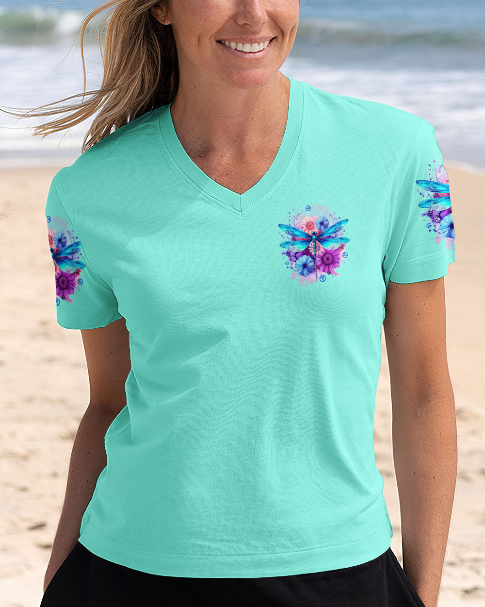 JUST BREATHE DRAGONFLY ALL OVER PRINT - TYTD1206252