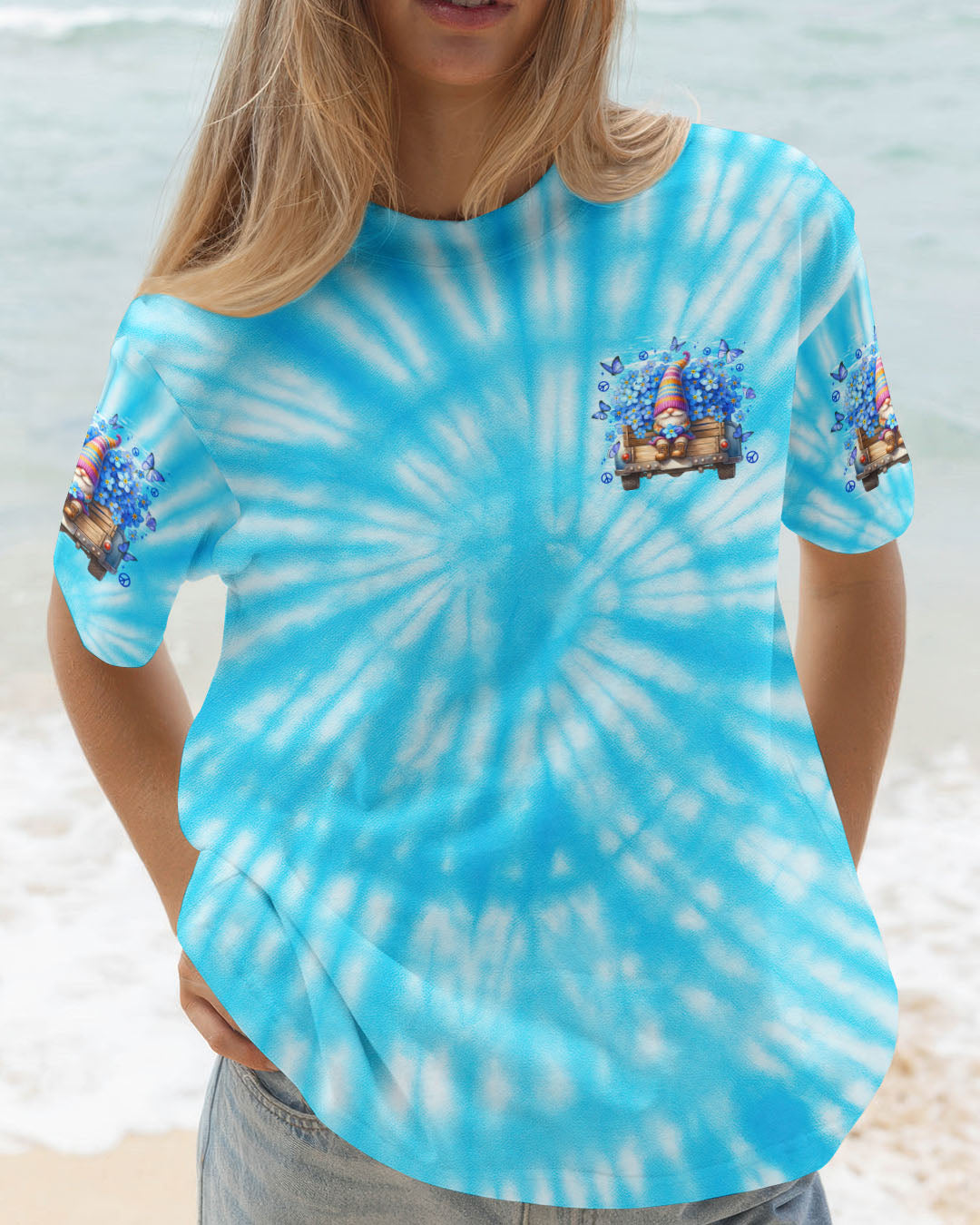 RUNNING AGAISNT THE WIND TIE DYE ALL OVER PRINT - TYTD1208251