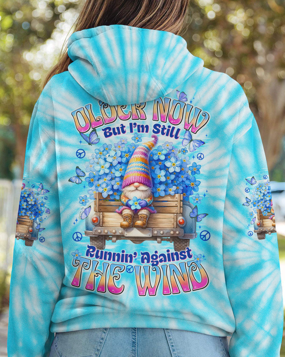 RUNNING AGAISNT THE WIND TIE DYE ALL OVER PRINT - TYTD1208251