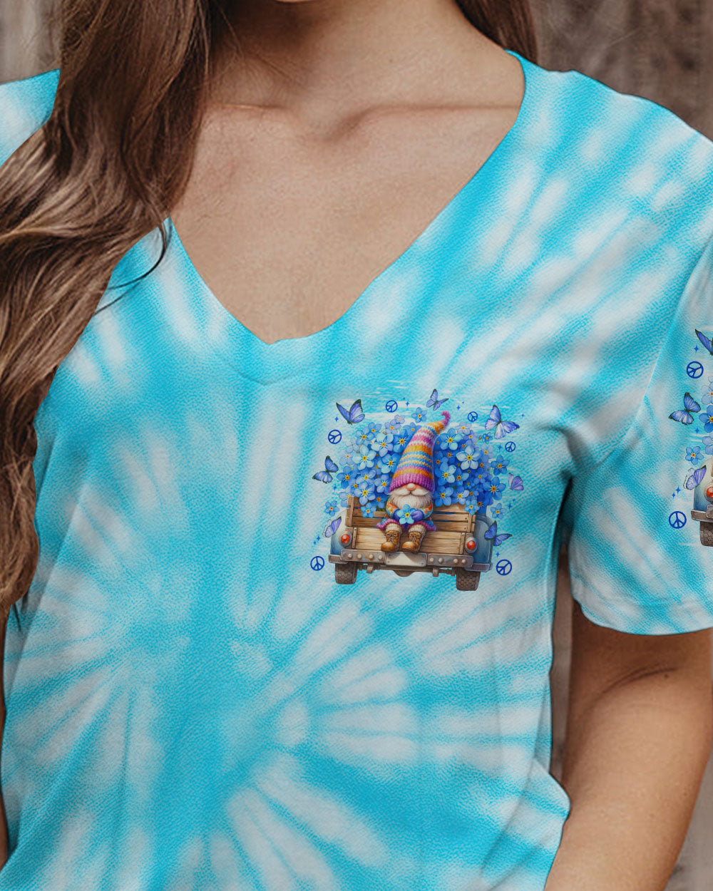 RUNNING AGAISNT THE WIND TIE DYE ALL OVER PRINT - TYTD1208251