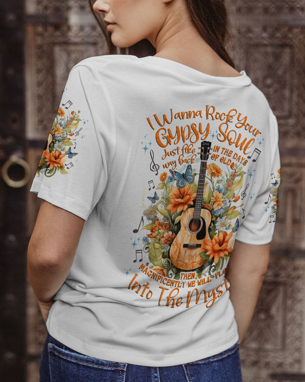 ROCK YOUR GYPSY SOUL GUITAR ALL OVER PRINT - TYTD1209232