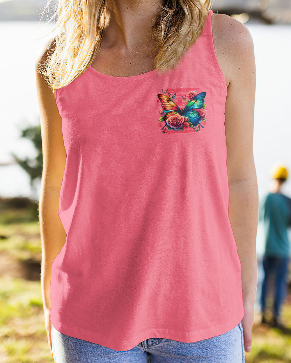 I AM STRONG BUTTERFLY ALL OVER PRINT - TYTD1209251