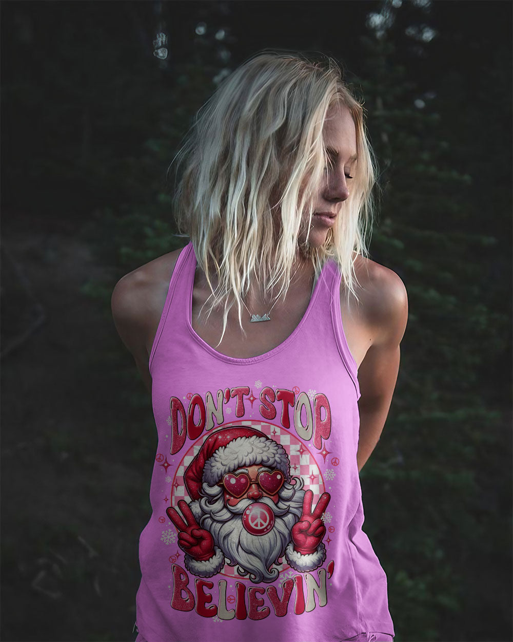 DON'T STOP BELIEVING CHRISTMAS ALL OVER PRINT - TYTD1211241