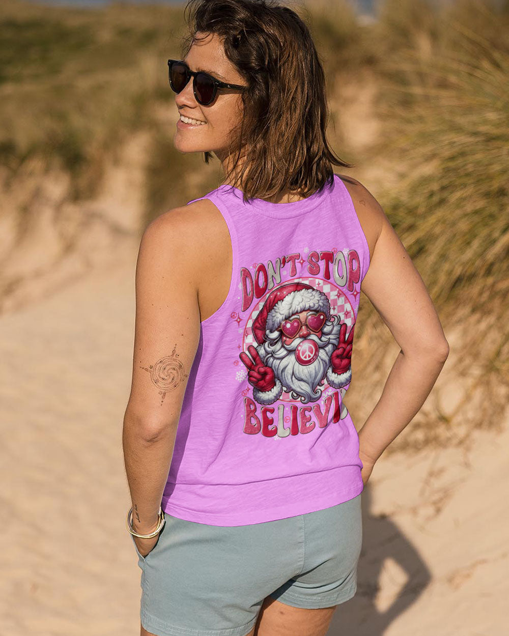 DON'T STOP BELIEVING CHRISTMAS ALL OVER PRINT - TYTD1211241