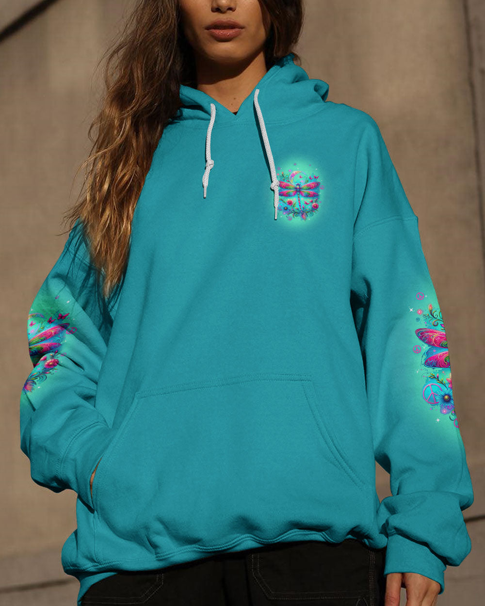 JUST BE YOU THE WORLD WILL ADJUST DRAGONFLY ALL OVER PRINT - TYTD1214234