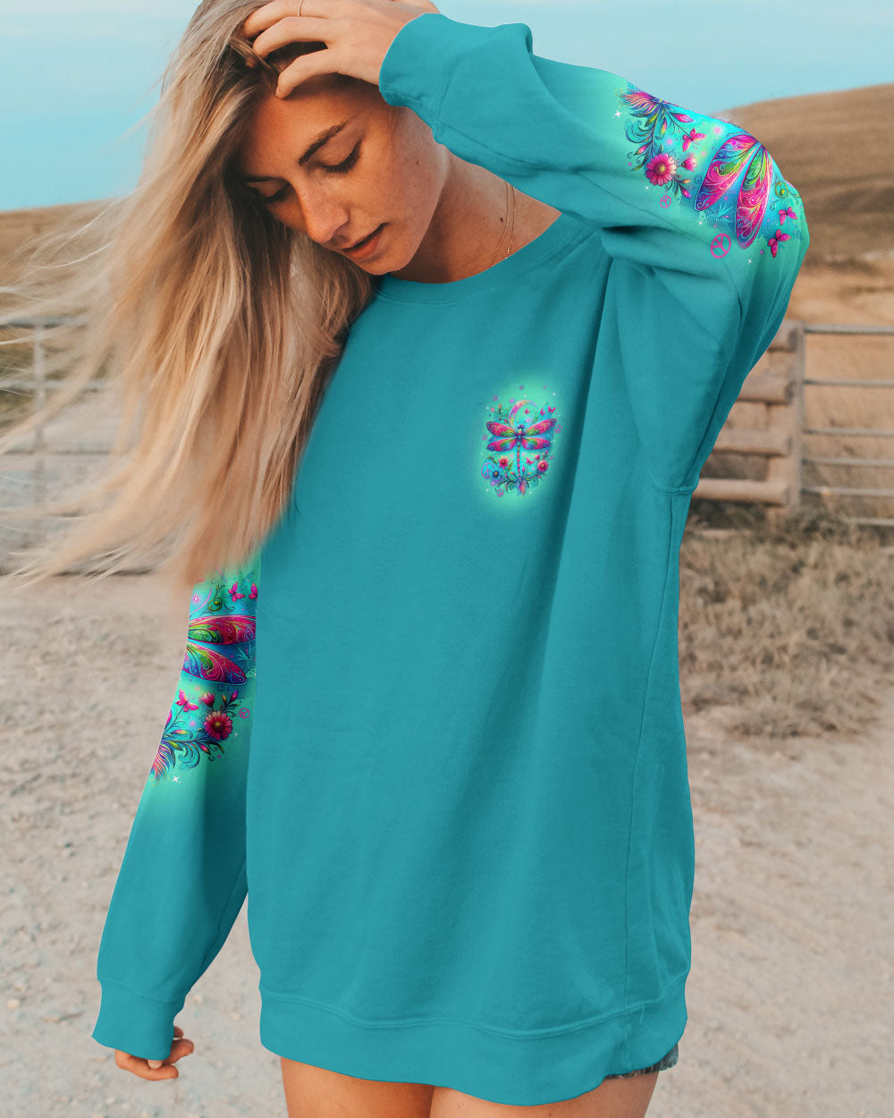JUST BE YOU THE WORLD WILL ADJUST DRAGONFLY ALL OVER PRINT - TYTD1214234